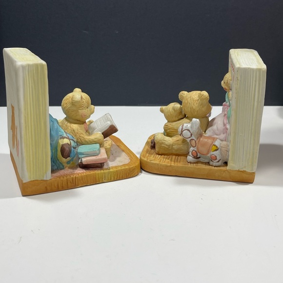 1993 Vtg Albert Price Teddy's Day Out Bookends (T42) - Picture 7 of 11